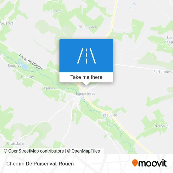 Chemin De Puisenval map