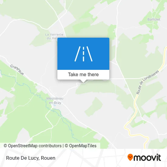 Route De Lucy map
