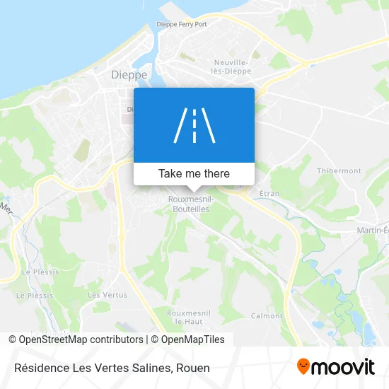 Résidence Les Vertes Salines map