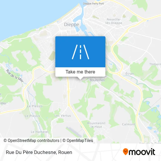 Rue Du Père Duchesne map