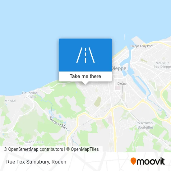 Rue Fox Sainsbury map