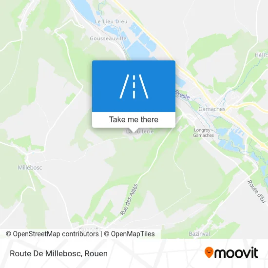 Route De Millebosc map