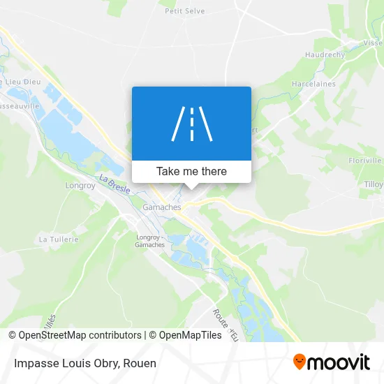 Impasse Louis Obry map