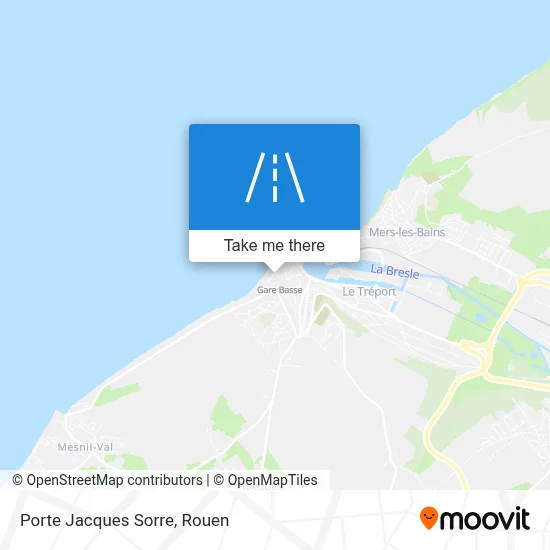 Porte Jacques Sorre map