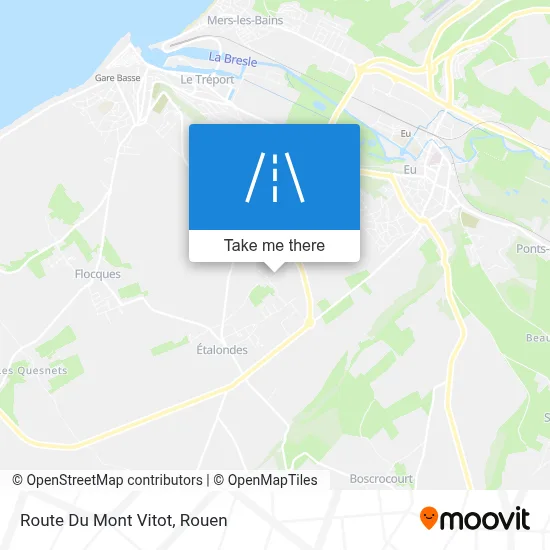 Route Du Mont Vitot map