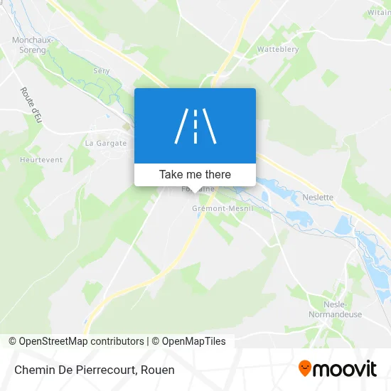 Chemin De Pierrecourt map