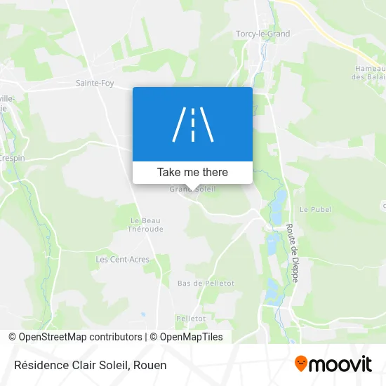 Résidence Clair Soleil map