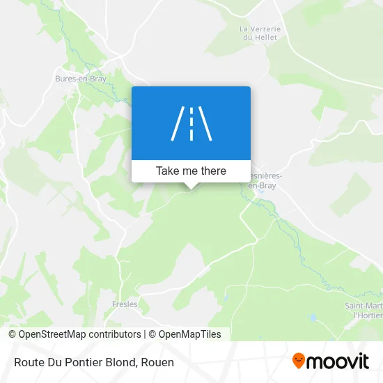 Route Du Pontier Blond map