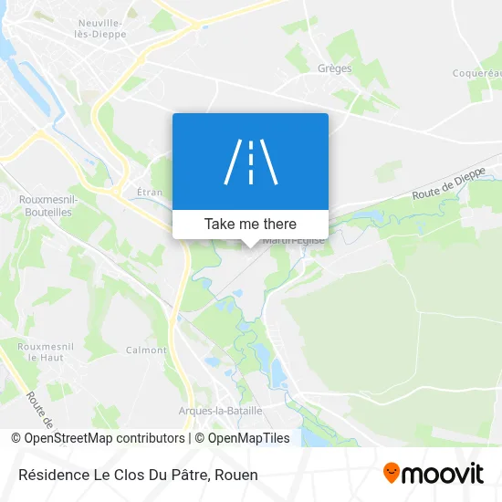 Résidence Le Clos Du Pâtre map