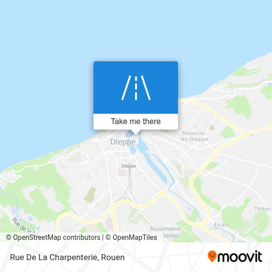 Mapa Rue De La Charpenterie