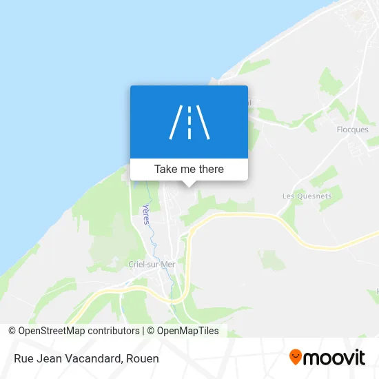Rue Jean Vacandard map