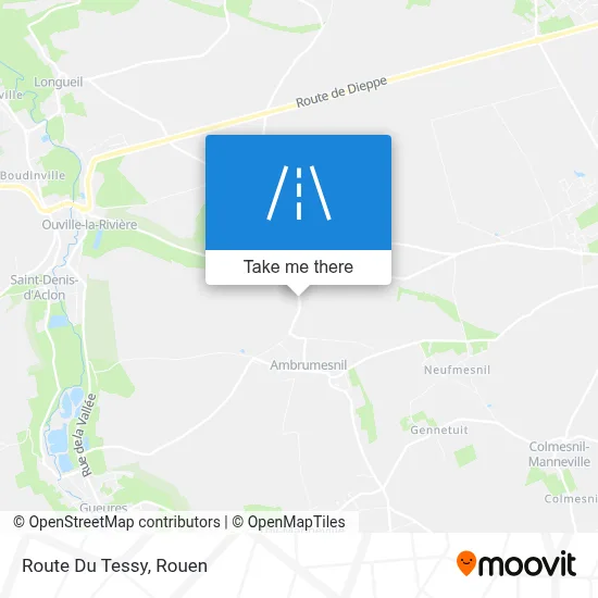 Route Du Tessy map