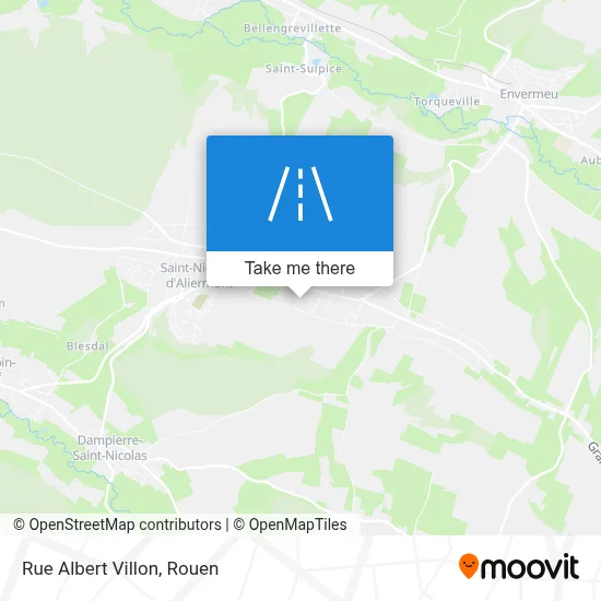 Rue Albert Villon map