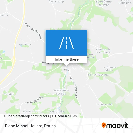 Place Michel Hollard map