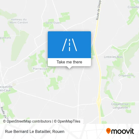 Rue Bernard Le Batailler map