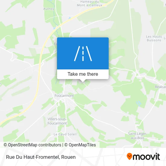 Rue Du Haut-Fromentel map
