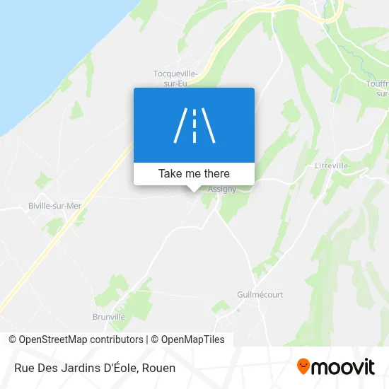 Rue Des Jardins D'Éole map