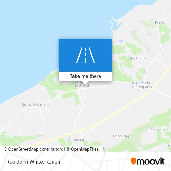 Mapa Rue John White