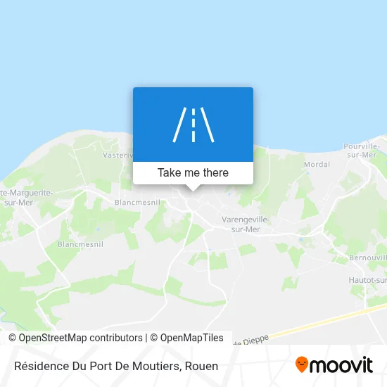 Résidence Du Port De Moutiers map