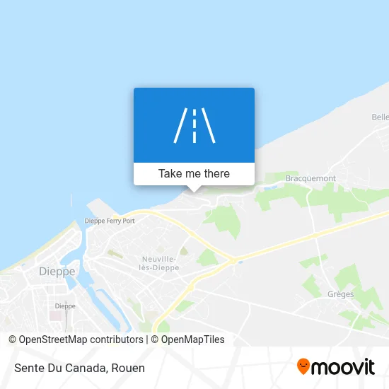 Sente Du Canada map