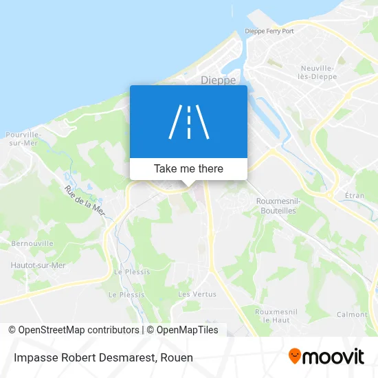 Impasse Robert Desmarest map