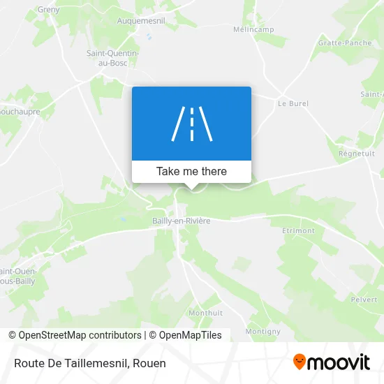 Route De Taillemesnil map