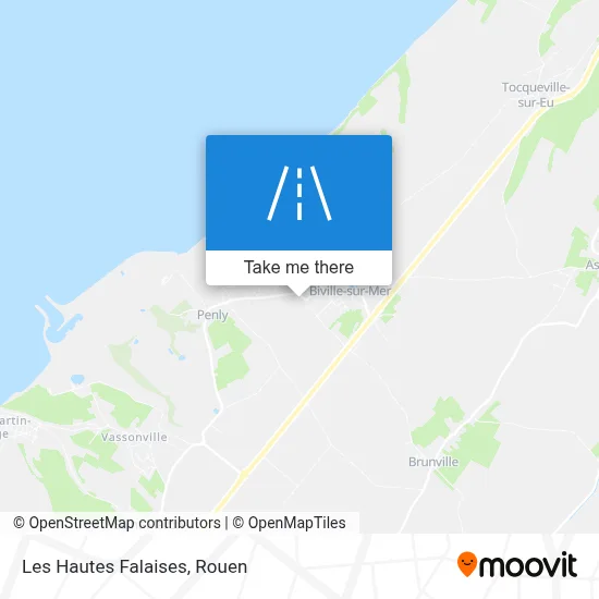 Les Hautes Falaises map