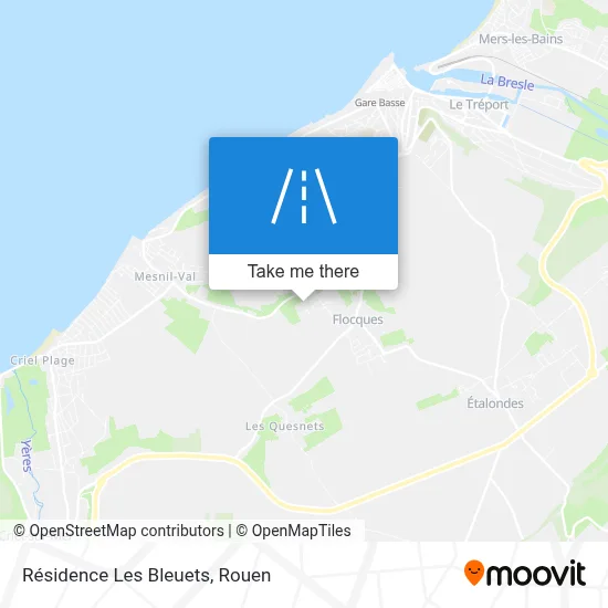 Résidence Les Bleuets map