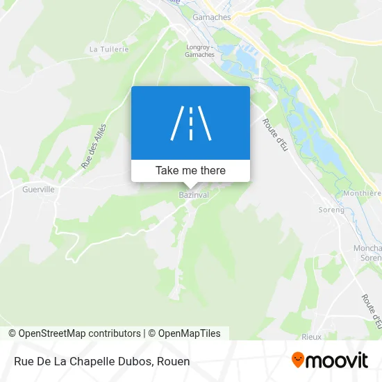 Rue De La Chapelle Dubos map