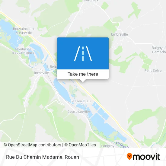 Rue Du Chemin Madame map
