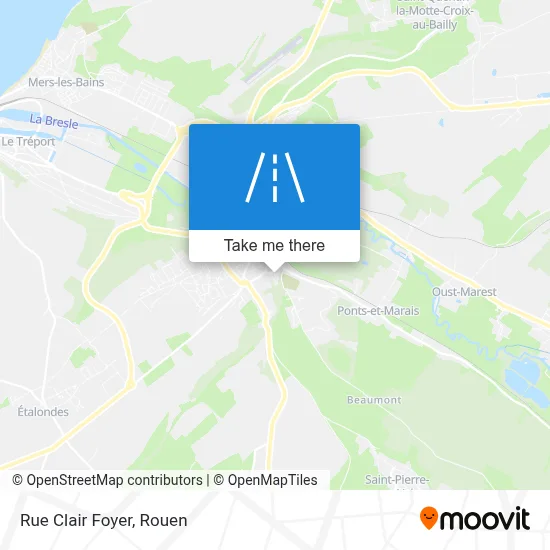 Rue Clair Foyer map