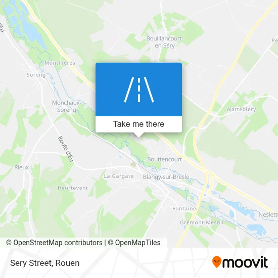 Rue De Sery map
