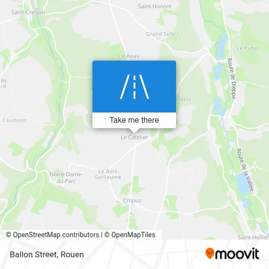 Rue Du Ballon map