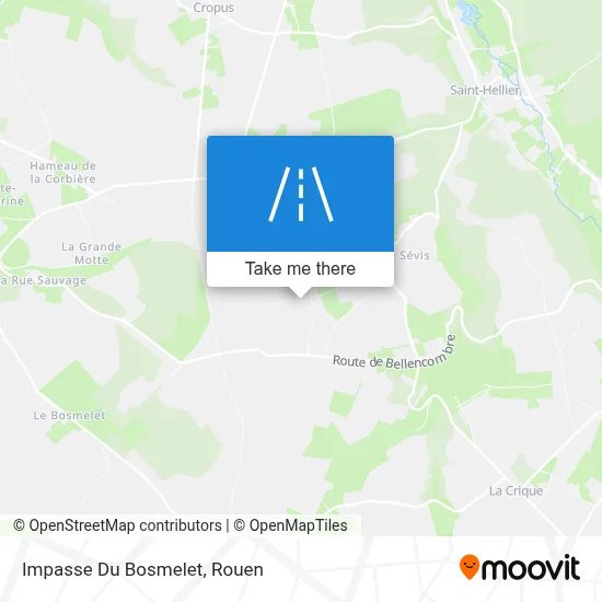 Impasse Du Bosmelet map