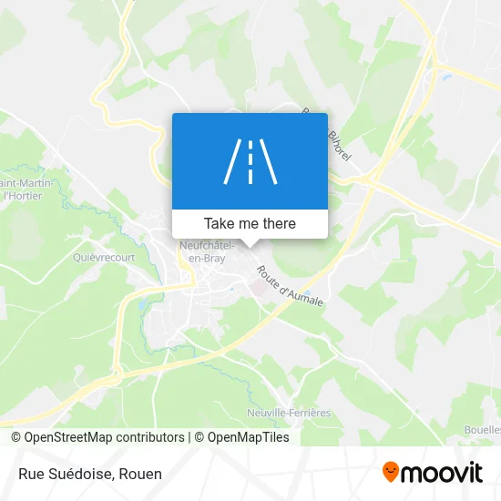 Mapa Rue Suédoise