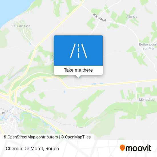 Mapa Chemin De Moret