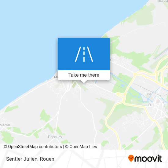 Sentier Julien map