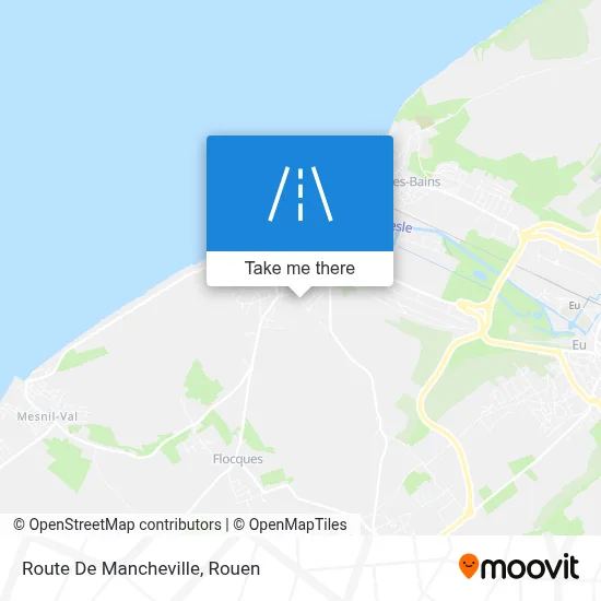 Route De Mancheville map