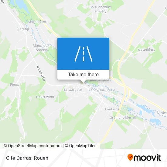 Cité Darras map