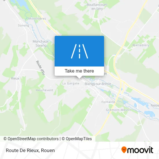 Route De Rieux map