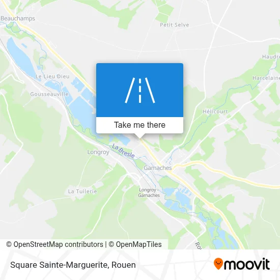 Square Sainte-Marguerite map