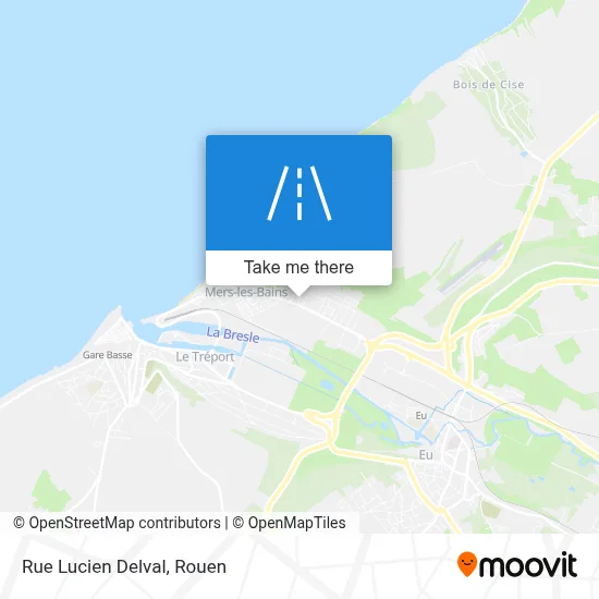 Rue Lucien Delval map
