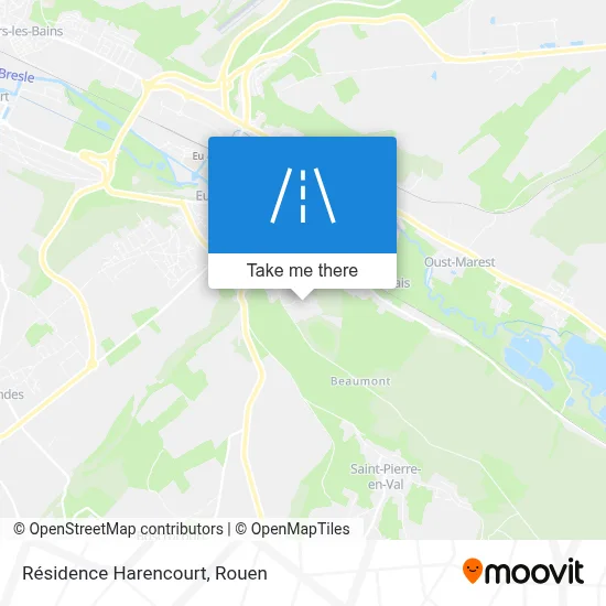Résidence Harencourt map