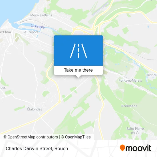 Mapa Rue Charles Darwin
