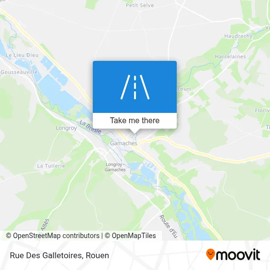 Mapa Rue Des Galletoires