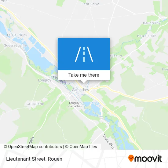 Rue Du Lieutenant map