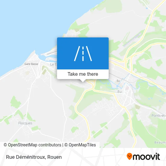 Rue Déménitroux map