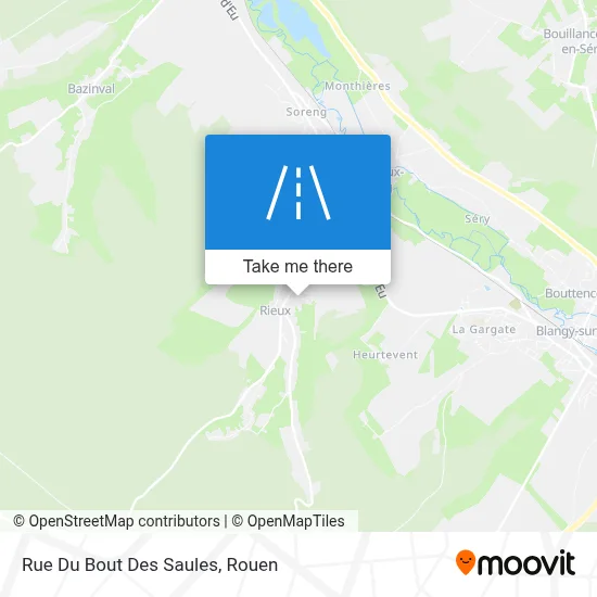 Rue Du Bout Des Saules map