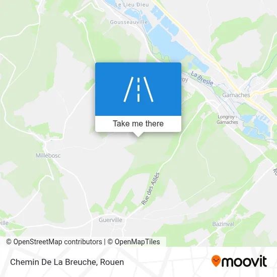 Chemin De La Breuche map