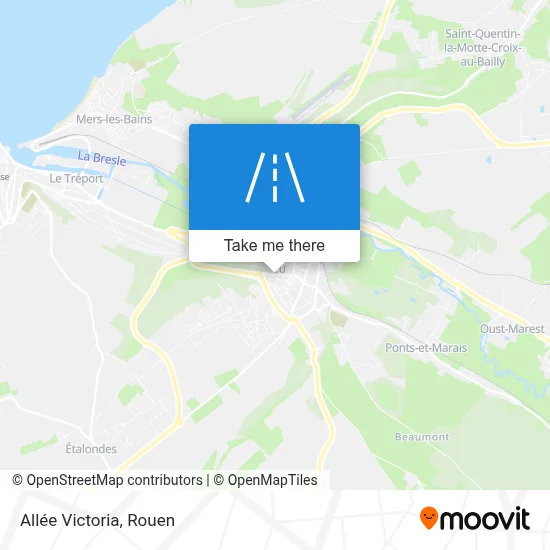 Allée Victoria map